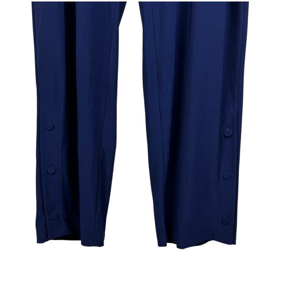 Dennis by Dennis Basso NWT L Navy Blue Stretch Button Accent Pants Pockets - Picture 6 of 9
